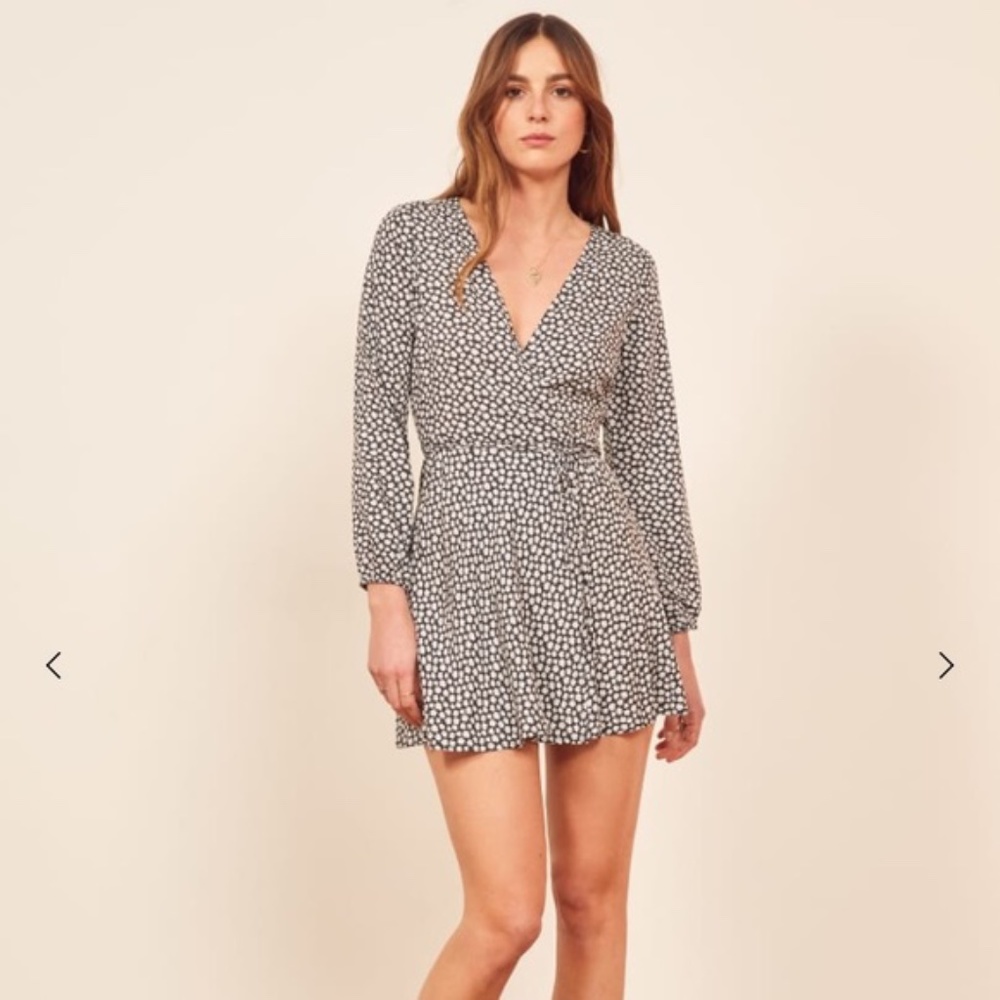 NWT Reformation Fucsia Wrap Dress in Coronado